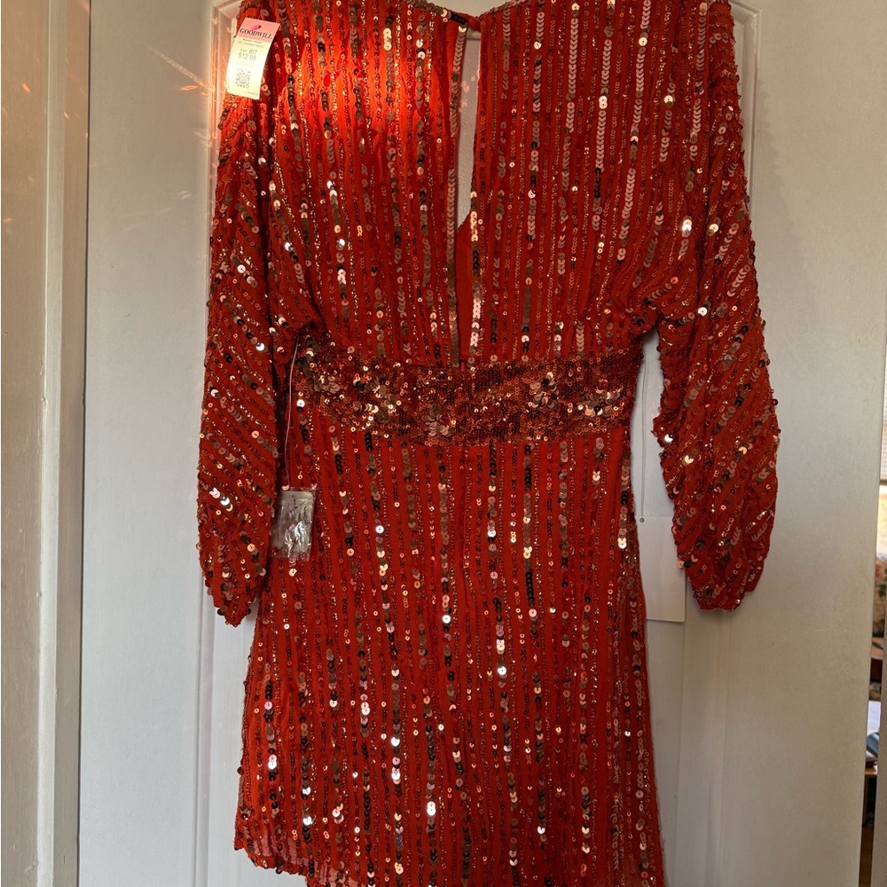 Free People Sequin Mini Dress - Picture 2 of 3